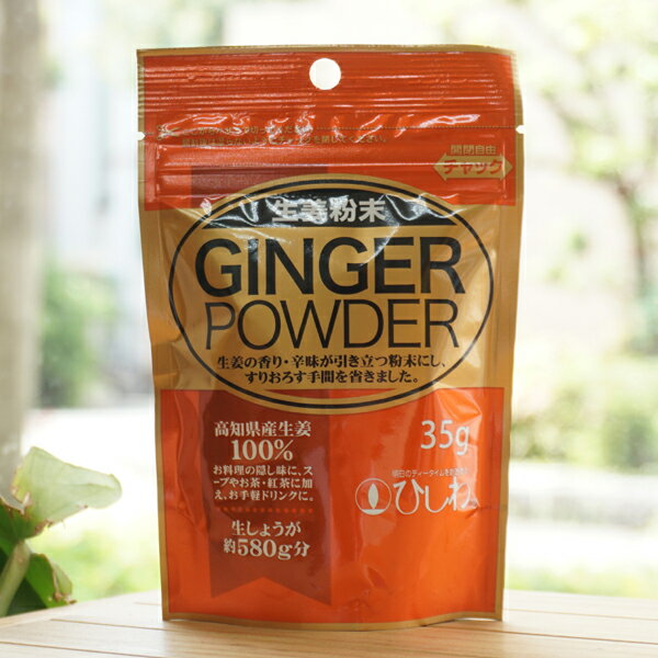 生姜粉末 GINGER POWDER/35g【ひしわ】