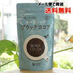 オーサワのオーガニックブラックココア/120g【メール便の場合、送料無料】