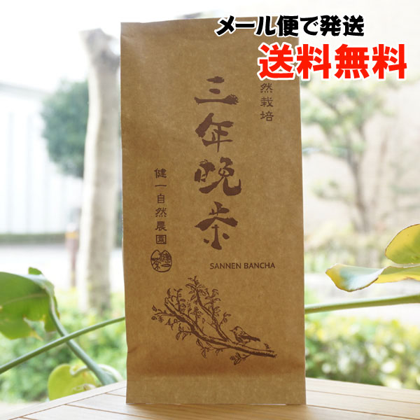 自然栽培 三年晩茶/100g【健一自然農