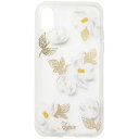 Sonix (ソニックス) iPhone X/XS用ケース 276-0138-0011 CLEAR COAT (OLEANDER) (透明/耐衝撃/スリムデザイ...