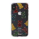 Sonix (ソニックス) iPhone XR用ケース 278-0230-0111 EMBELLISHED CRYSTAL RHINESTONE GUMMY BEAR (透明/耐衝撃/スリムデザイン/ラインストーン)(沖縄 離島はメール便のみ発送可能)