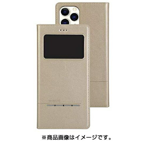 memumi メムミ iPhone 11 Pro用PUレザーケース AFC191803ゴールド 沖縄・離島は発送不可 