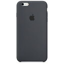 Apple(アップル) MKXJ2FE/A iPhone 6 Plus /6s Plus シリコーンケース チャコールグレイ (※Plus専用 ※6/6sは非対応) (沖縄・離島はメール便のみ発送可能)