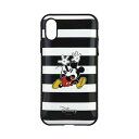グルマンディーズ iPhone X/XS用ケース ミッキーマウス DN-545A ストラップホール付 (沖縄・離島はメール便のみ発送可能)