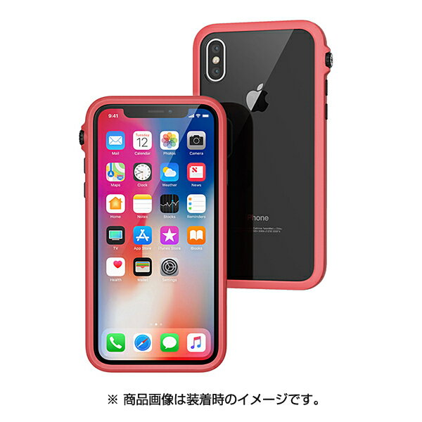 Catalyst (カタリスト) CT-IPIP178-COBK iPhone X ケース 衝撃吸収 ワイヤレス充電対応 コーラルブラック (沖縄・離島は発送不可)