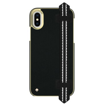 kate spade new york(ケイトスペードニューヨーク) iPhone XS/X用 ケース ラップストラップケース Wrap Strap Case KSIPH-081-BSTRP (沖縄・離島は発送不可)