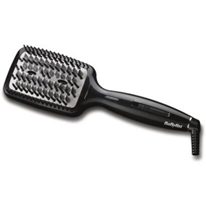 商品説明メーカー名 BaByliss 型番 BL-BC7KJ 商品状態新品未使用商品 商品説明 とかすたび簡単ツヤ髪ストレート、毎日のスタイリングが変わるホットアイロンブラシ。 ■パドル型で一気にブラッシング＆簡単ツヤ髪スタイリング ■ブローの仕上げにブラシで簡単ツヤ髪スタイリング ■毛先だけワンカールでナチュラルストレート ■インスタントヒート ■ダイヤモンドセラミックコーティング ■絡まりにくいスイベル式コード スペック ■商品名： ホットアイロンブラシ ■品番： BL-BC7KJ ■電源（V/Hz）： AC100V / 50-60 ■消費電力（W）： 44 ■保証期間： 1年 ■サイズ／W（mm）： 270 ■サイズ／D（mm）： 80 ■サイズ／H（mm）： 52 ■本体重量（g）： 約410 ■最高温度（℃）： 200 ■プレート： ダイヤモンド・セラミック ■製造国： 中国 ■温度調節： 3段階 ■温度設定： 200、180、160℃ ■時間設定： - ■イオン機能： ○