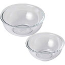 パール金属 PYREX(パイレックス) 耐熱ガラス ボウル 2点セット 1.6L 2.5L (沖縄・離島は発送不可)