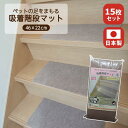 ピッタリ吸着 階段マット46cm×22cm 2.5mm厚 15枚入(4)