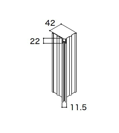 *アイジー 純正部材　出隅下地15N(ST18-000)
