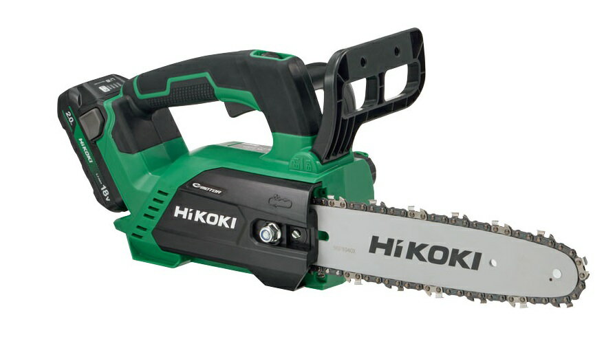 【新発売　セット品】HIKOKI コードレスチェンソー18V マルチボルト【CS1825DC（BC)】18V マルチボルト蓄電池　充電器付チェーンソー　ハイコーキ　日立　工機ホールディングスのサムネイル