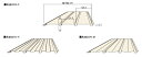 カラートタン 外壁材0．3mm 角波 3山（3370）オーダーカラー鋼板ガルバリウム鋼板製 【ニスクPro】プロ1mあたりの価格 成形品 縦張り