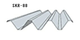 *カーポート屋根材　長さオーダーカット無塗装　88タイプ　厚み0.6mm（裏全面フォームエース4ミリ貼）結露防止材付折板（セッパン88）金属屋根　車庫屋根材　ルーフデッキ1mあたりの価格