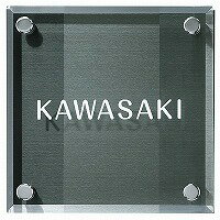 表札 戸建 ガラス表札 ネームプレート ファイングラスサイン　EFG-K-124E エクスタイル