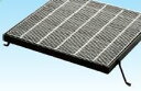 グレーチング溝蓋用落とし込み式 細目ノンスリップ グレーチング本体寸法900×889×55mm 形式記号WMDS-X88‐955グレーチング本体・受枠セット
