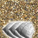 化粧砂利 赤ジャミ石 赤じゃみ石 6mm-10mm砂利 20kg 3袋セット 京都府城陽産 洗い出し 家周り 送料無料