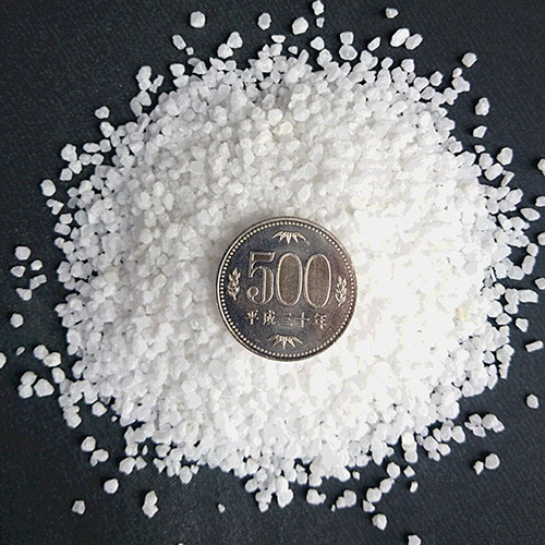 寒水石3mm（1分）　10kg　白色 盆栽 石 鉢　砂利　庭 砕石　砂利砕石などに 送料無料