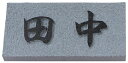 表札 戸建 天然石表札 ネームプレート 天然石E(テンネンセキ)MS-E8U(黒ミカゲ石) 丸三タカギ