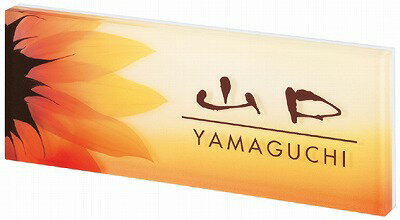 表札 戸建 アクリル表札 ネームプレート PLY（プライ）　MSPYY-8-8(ブラウン) 丸三タカギ