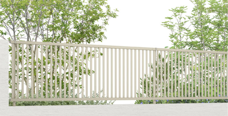 フェンス LIXIL フェンスAB TR3型(縦格子3) T-6 本体 2000mm(フリーポールタイプ専用)×600mm リクシル フェンス 目隠し おしゃれ リフォーム DIY kenzai