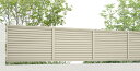 フェンス LIXIL フェンスAB YL3型(横ルーバー3) T-10 本体 2000mm(フリーポールタイプ専用)×1000mm リクシル フェンス 目隠し おしゃれ リフォーム DIY kenzai