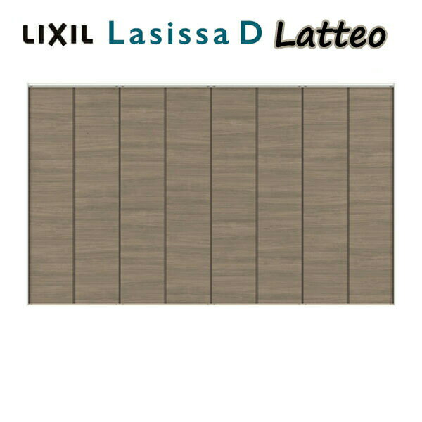 クローゼット折れ戸 扉 8枚折戸 ラシッサD ラテオ LAD 把手無 レールタイプ ノンケーシング枠 3420 リクシル LIXIL トステム TOSTEM 扉 クローゼットドア 折戸 建具 室内 収納 交換 リフォーム DIY kenzai