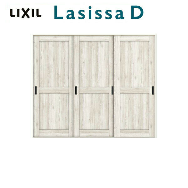室内引き戸 Vレール方式 3枚建 引き違い戸 ラシッサD パレット LAH ノンケーシング枠 2420 リクシル LIXIL トステム TOSTEM 室内ドア 室内引戸 引き戸 引違い戸 建材 室内 建具 交換 リフォーム DIY kenzai