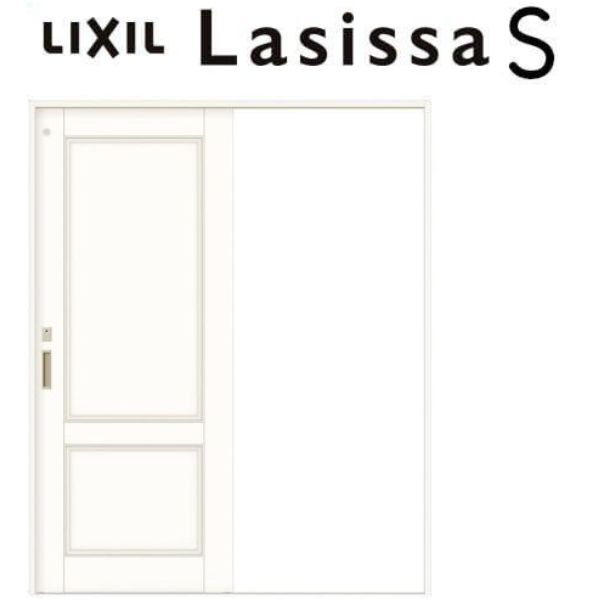 【旧仕様】 室内引き戸 Vレール方式 トイレタイプ 片引き戸 ラシッサS LAY ノンケーシング枠 1220/1320..