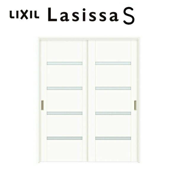 【旧仕様】 室内引戸 上吊方式 可動間仕切り 2枚建 引き違い戸 ラシッサS LGR ケーシング付枠 1620/162..
