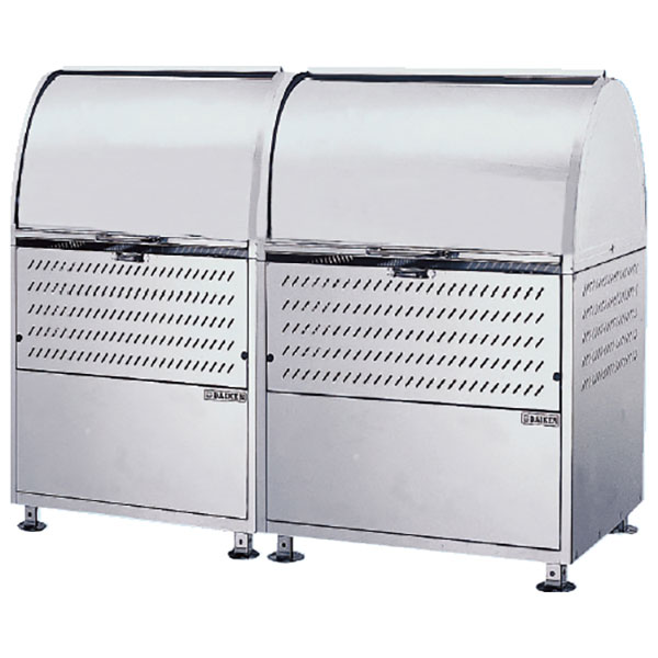 ダイケン クリーンストッカー 18-8ステンレス製 完成品 連結タイプ CKM-1500R-D 間口1500mm ゴミ収集庫