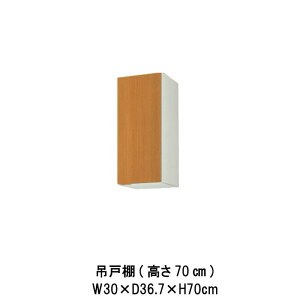 キッチン 吊戸棚 間口30cm 高さ70cm GS(M-E)-AM-30Z※扉は右開きのみ W300mm LIXIL リクシル 木製キャビネット GSシリーズ セクショナルキッチン アパート 公団住宅 社宅 市営住宅 公団型 事務所 給湯室 古い家 昔のキッチン リフォーム kenzai