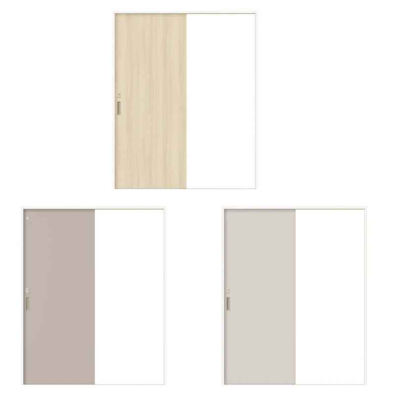 【旧仕様】 【オーダーサイズ 】室内引戸 Vレール方式 リクシル ラシッサD キナリモダン 片引戸トイレ..