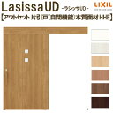 リクシル 室内引戸 ラシッサUD アウトセット方式 片引戸 自閉機能 フリーストップ 木質面材 HHEノンケーシング枠/化粧縁 採光タイプ 2020/2220/2620 DIY kenzai