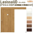 リクシル 室内引戸 ラシッサUD アウトセット方式 片引戸 自閉機能 フリーストップ 木質面材 HHFノンケーシング枠/化粧縁 採光タイプ 2020/2220/2620 DIY kenzai