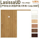 リクシル 室内引戸 ラシッサUD アウトセット方式 片引戸 Wソフトモーション 木質面材 HHFノンケーシング枠/化粧縁 採光タイプ 2020/2220/2620 DIY kenzai