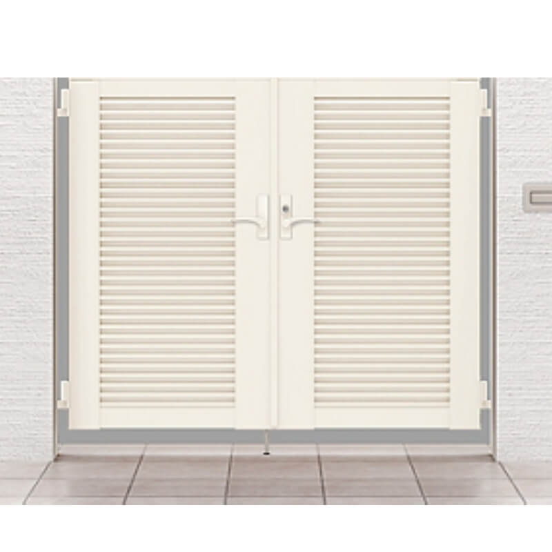 開き門扉AB YM1型 両開き 埋込使用 呼称07-12 扉寸法W1400(700+700)×H1200mm リクシル LIXIL 開き門扉 ..