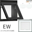 横すべり出し窓 07405 EW (TG) W780×H570mm 樹脂サッシ 窓 アングル無 クリプトンガス ピュアホワイト トリプルガラス リクシル LIX...
