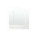 洗面台 LIXIL/INAX Crevi クレヴィ 奥行500 ミラーキャビネット 間口W900mm MRB-903KXJU LED照明(スリム) 3面鏡 Sポケット付全収納 全高1900mm用 くもり止め付 kenzai