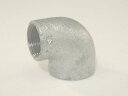 メッキ異径エルボ 呼び径(A)20×15 呼び径(B)3/4×1/2|エルボ メッキ 継手 鉄管継手 水廻り 水回り 配管資材 配管部材 部品 排水部品 部材 ...