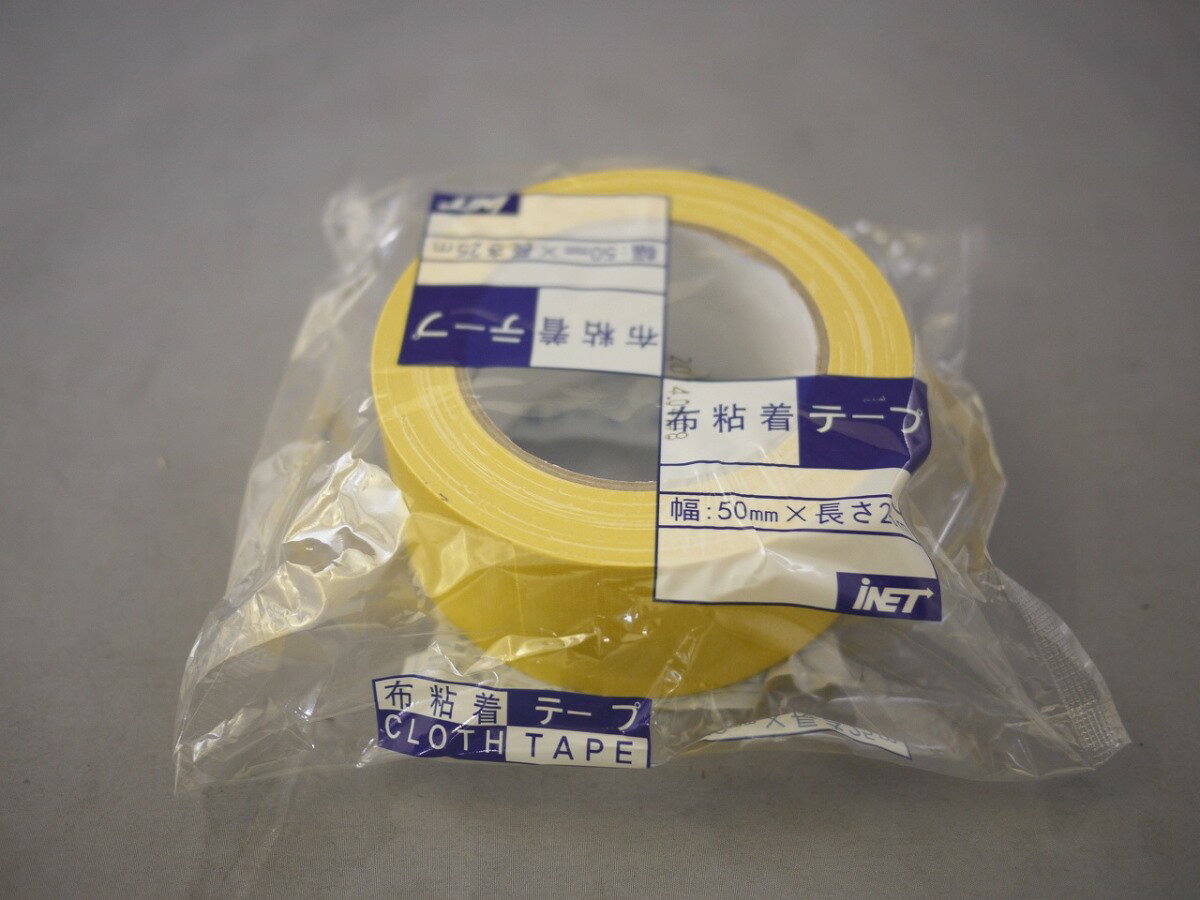 ヌノテープ　　50mmX25M　黄
