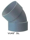 VU.45゜DL50mmx30P | VU継手 配管 配管部品 排水管 通気 排水 部品 排水部品 水回り 水回り配管部材 建築資材 排水用 下水道 下水管 リ...