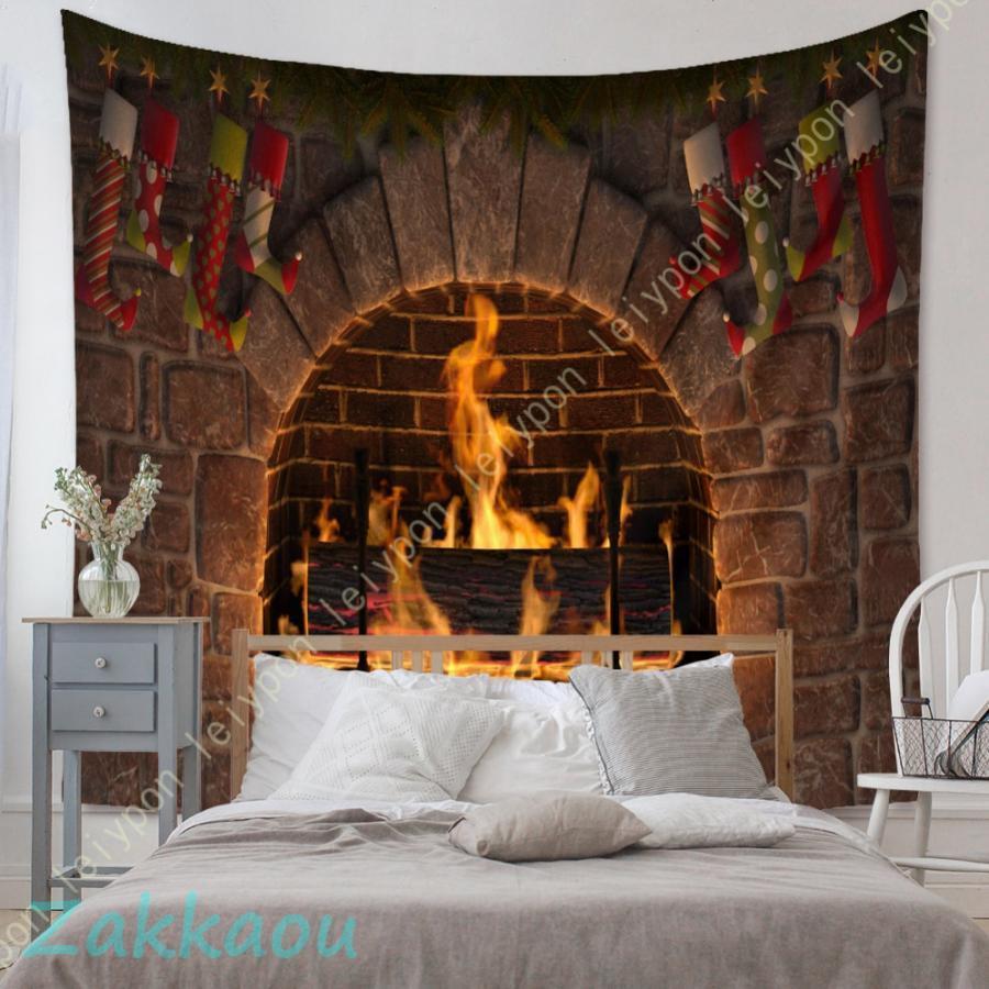 タペストリー ハローウィンター 北欧 クリスマス ツリー クリスマスツリー 飾りつけ ファブリックポスター インテリア プレゼント オーナメント 絵 ギフト