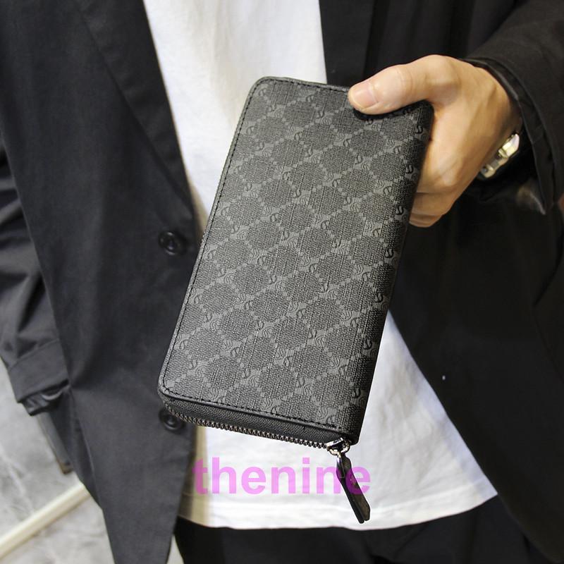 新品 財布 メンズ 長財布 ダブルファスナー ロングウォレット チェック柄 レトロ 大容量 レディース ビ..