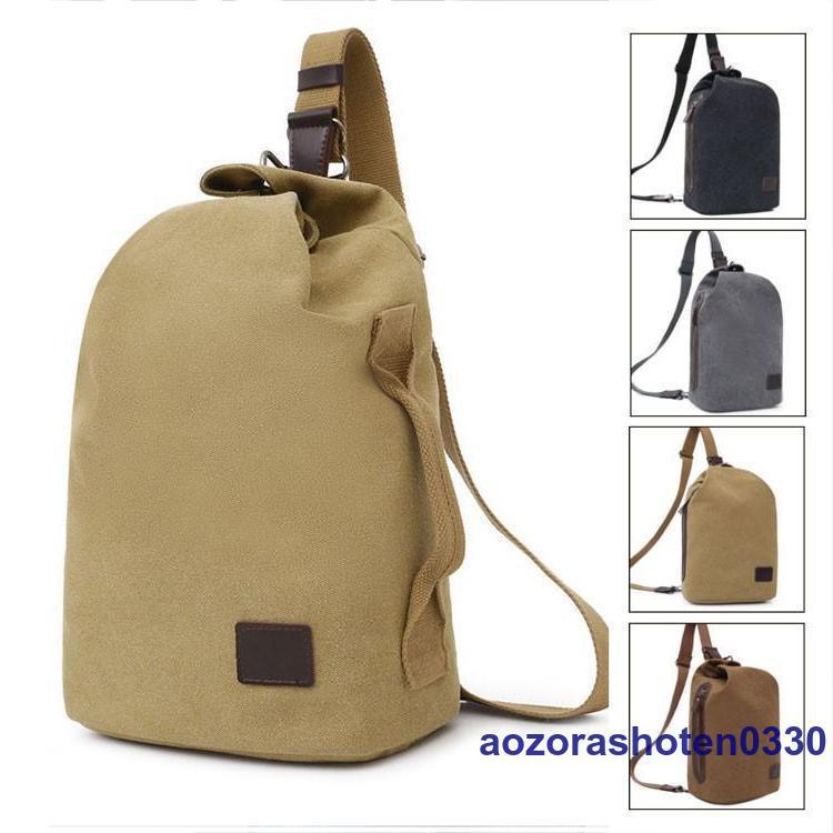 キャンバスリュックサックメンズ帆布...