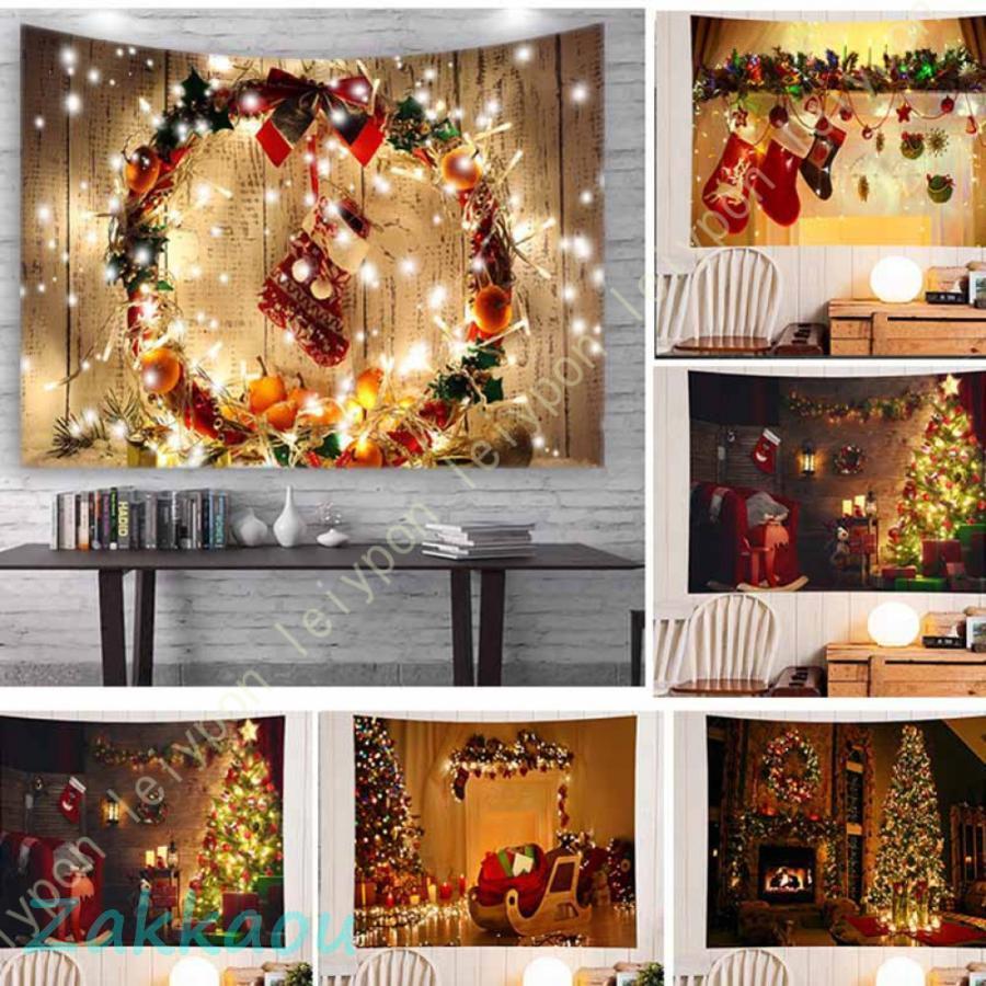 クリスマス 飾り クリスマスツリー タペストリー クリスマス タペストリー クリスマスツリー おしゃれ クリスマス オーナメント タペストリー 壁 クリスマス(3)