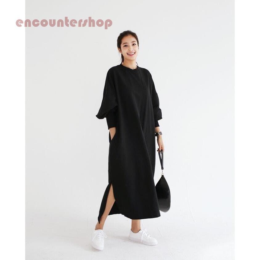 スウェットワンピースレディース秋冬...