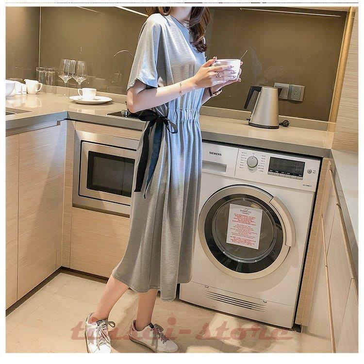 シャツワンピース レディース 40代 キレイめ マキシ丈ワンピース 春夏 無地 半袖ワンピース 体型カバー オシャレ 着痩せ 大きいサイズ 韓国風 ゆったり