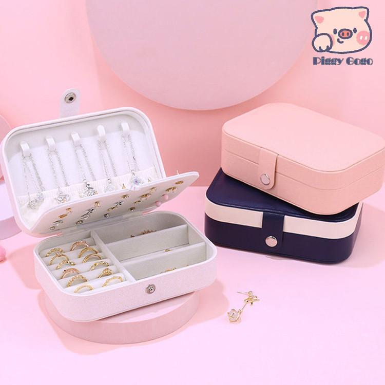 ジュエリーボックス アクセサリーケース アクセサリー収納 コンパクト ピアス ネックレス 指輪 保管 携帯 小物入れ 可愛い 旅行 大容量 宝石箱
