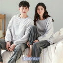 ペア 結婚祝い プレゼント ペアパジャマ カップル 冬 カップル お揃い プレゼント ギフト ペア カップル ルームウェア 可愛い レディース 長袖 単品売り