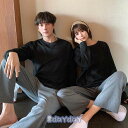 ペア パジャマ カップル ペア ルームウェア夏パジャマ 上下セット長袖 秋 お揃い 結婚祝い プレゼント ギフト ペアルック レディース可愛い メンズ 高級単品...